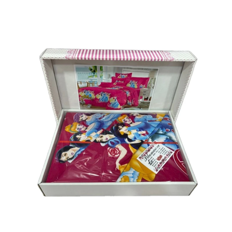 Комплект детского постельного белья Blumarine YT-BL-002, полутораспальный, розовый