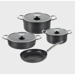 Набор посуды Burner Black Quantanium, алюминий, черный, 7 предметов