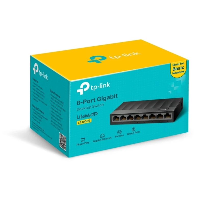 8-портовый коммутатор Tp-Link LS1008G AZCLS1008G 8-портовый коммутатор Tp-Link LS1008G AZCLS1008G