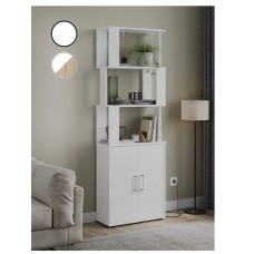 Stellaj 3563_L-M 2StellajKEOHIGHWh, 60x25,3x176,1 sm, LDSP, ağ