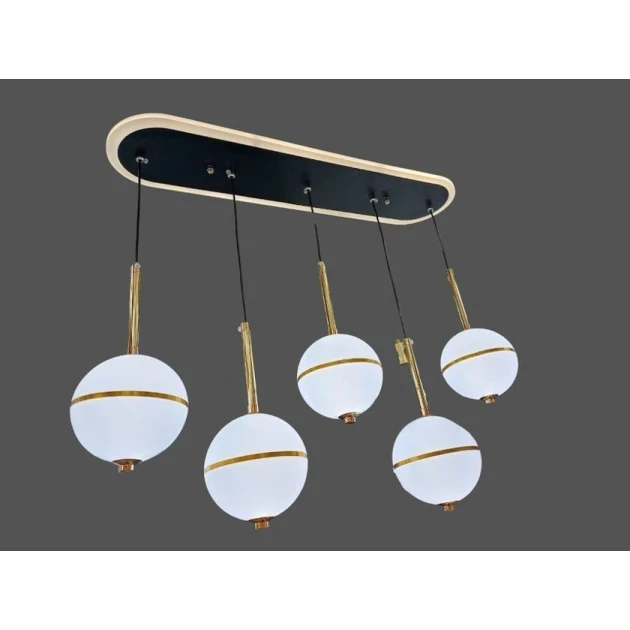 Подвесной светильник 1090, черный/золотистый