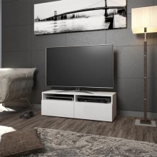 TV üçün tumba Ev Plus Diego, LDSP, ağ, 100x35x45 sm