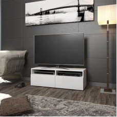 TV üçün tumba Ev Plus Diego, LDSP, ağ, 100x35x45 sm