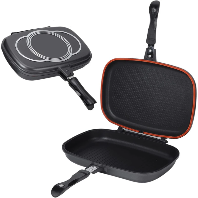 Сковорода двухсторонняя Dessini DP-36001RAX, алюминий, черный Сковорода двухсторонняя Dessini DP-36001RAX, алюминий, черный