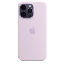 Силиконовый чехол iPhone 14 Pro Max с MagSafe розовый