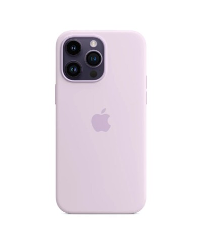 Силиконовый чехол iPhone 14 Pro Max с MagSafe розовый