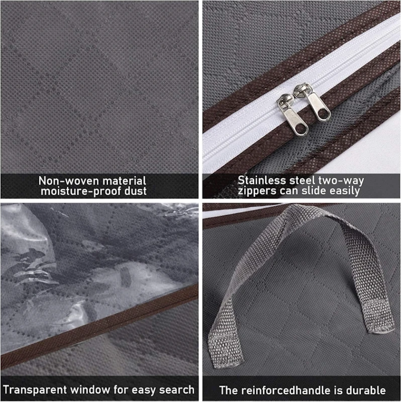 Органайзер B08NV7Q1PY, ткань, серый, 60x40x22 см