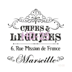 Трафарет интерьерный Home Decor Serie HD-25, 45х45