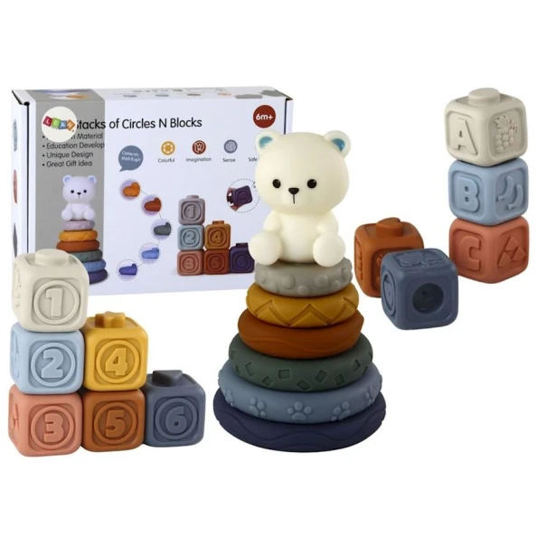 Развивающий набор MIQ_MIQ_2 110000005004, 6+ мес, резина, разноцветный