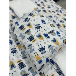 Комплект детского постельного белья MiraNova SF-582, сатин, белый, пододеяльник 100x150 см, простыня 110x160 см, наволочка 35х45 см Комплект детского постельного белья MiraNova SF-582, сатин, белый, пододеяльник 100x150 см, простыня 110x160 см, наволочка 35х45 см