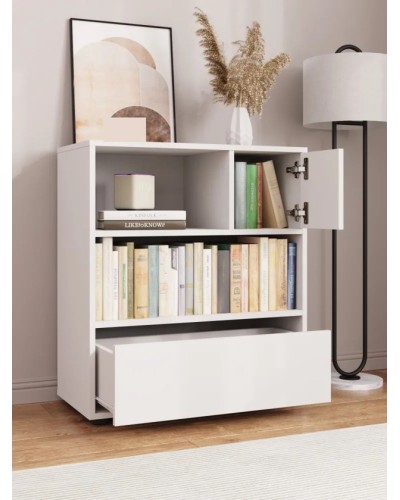 Uşaq şkafı Marina 3563_M25StelToysWh, LDSP, 80x35x70 sm, ağ