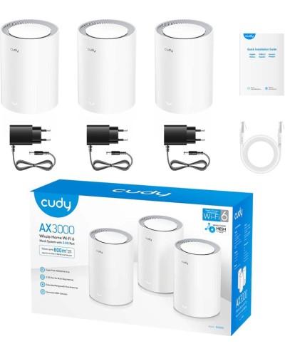 Siqnal gücləndirici Cudy AX3000 Wi-Fi 6 M3000 (3-Pack)