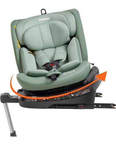 Uşaq avtomobil oturacağı Jovikids, yaşıl, 360 dərəcə, 0-12 yaş - avto898