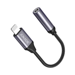 Конвертер Jokade JC001 3.5mm to Lightning 11.2 sm Metal Grey