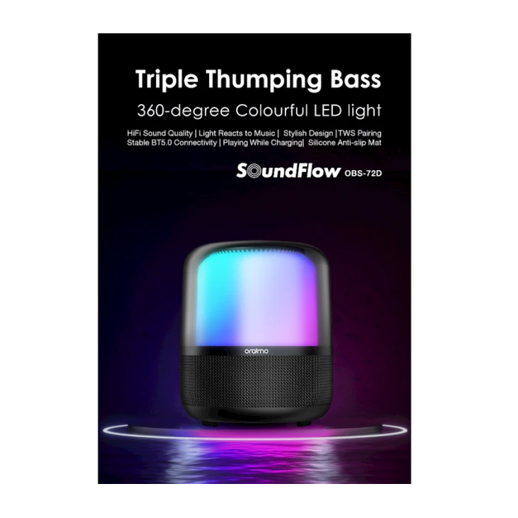 Portativ dinamik Oraimo OBS-72D Black Portativ dinamik Oraimo OBS-72D Black