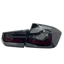 Arxa LED fənər Dragon Black Red BMW F30 üçün