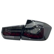 Arxa LED fənər Dragon Black Red BMW F30 üçün