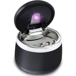 Avtomobil üçün külqabı Multi Led Light Mini Portable Stainless Steel N18 Silver