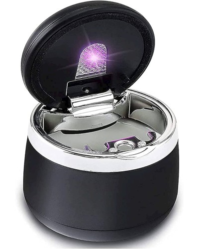 Avtomobil üçün külqabı Multi Led Light Mini Portable Stainless Steel N18 Silver