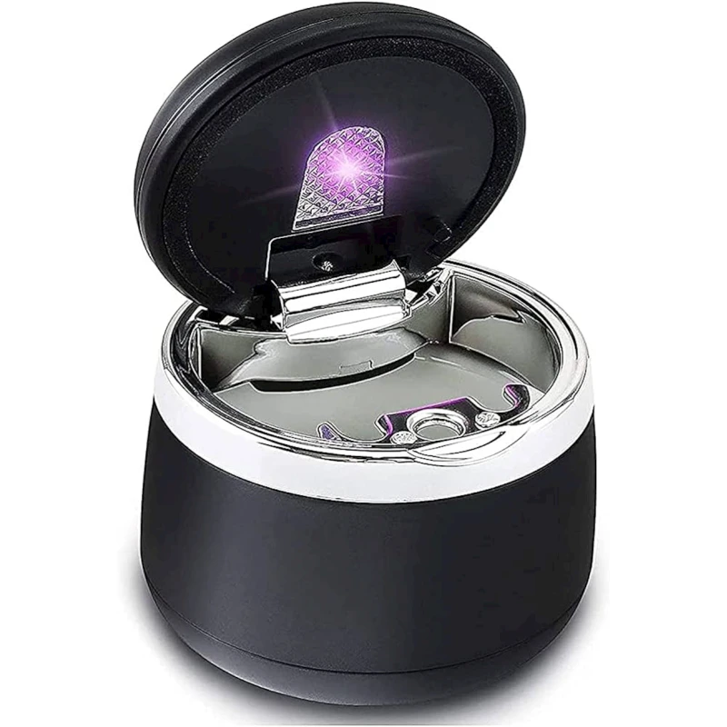 Avtomobil üçün külqabı Multi Led Light Mini Portable Stainless Steel N18 Silver