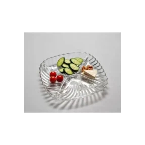 Менажница Kaveh, прозрачная, стекло, 4 отделения Менажница Kaveh, прозрачная, стекло, 4 отделения