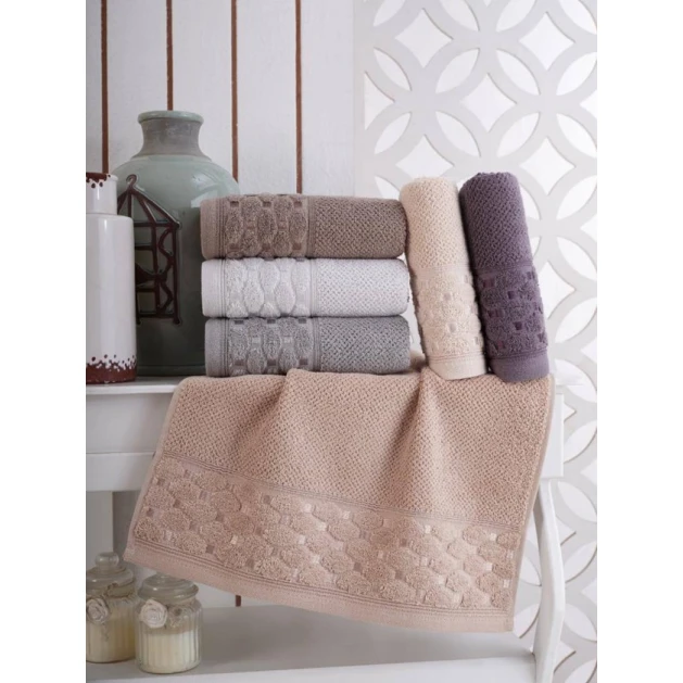 Набор полотенец для лица и рук Purry 00004565, 50x90 см, 6 шт Набор полотенец для лица и рук Purry 00004565, 50x90 см, 6 шт