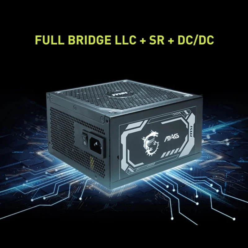 Блок питания MSI MAG A1000GL 1000W Gold (PCIE5)