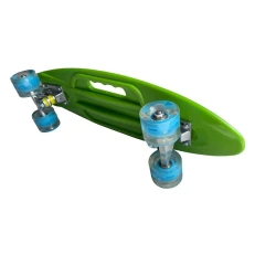 Скейтборд детский с ручкой, зеленый Скейтборд детский с ручкой, зеленый