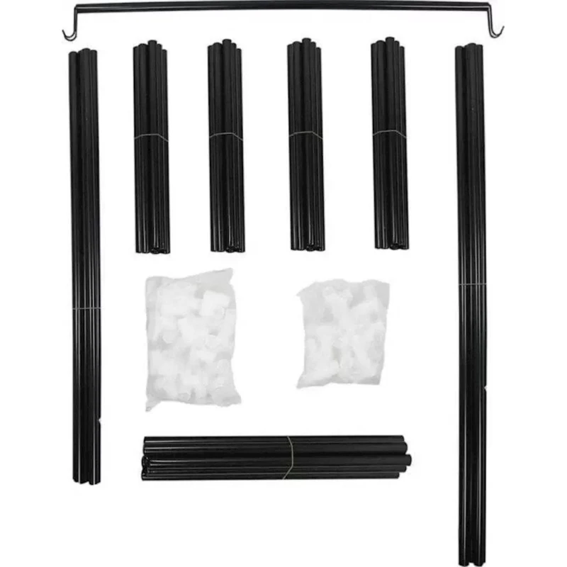 Портативный шкаф 88130A Wine Red, напольный, 130x45x175 см, металл/ткань, бордовый Портативный шкаф 88130A Wine Red, напольный, 130x45x175 см, металл/ткань, бордовый