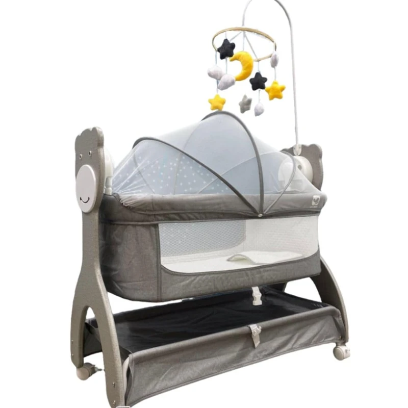 Детская колыбель AZR626, бежевая