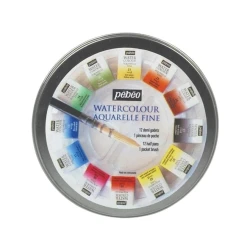 Набор акварельных красок Pebeo Fine, 12 цветов