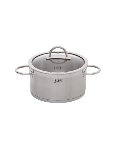 Qab dəsti Gipfel Signo 1503, 7 əd, 1500/2000/3000/4000 ml, paslanmayan polad, gümüşü