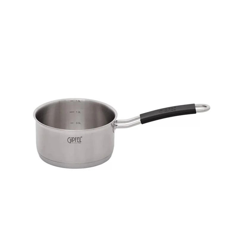 Набор посуды Gipfel Signo 1503, 7 шт, 1500/2000/3000/4000 мл, нержавеющая сталь, серебристый