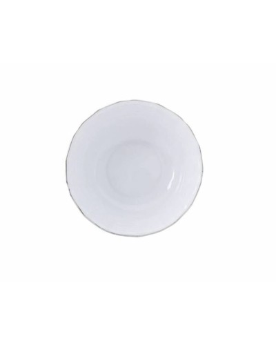 Nahar dəsti Porland Wavy Platin 04POR033447, 60 parça, 12 nəfərlik, farfor, ağ
