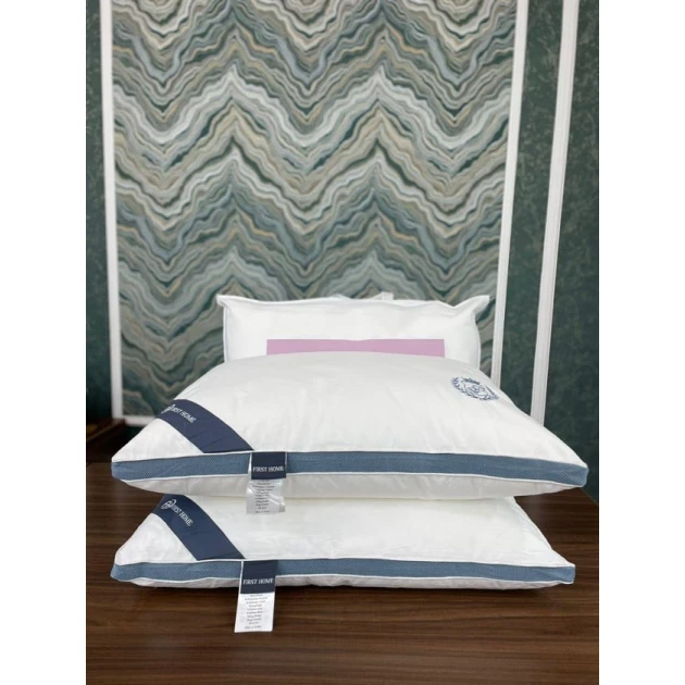 Yastıq MiraNova SF-673, satin/bambuk, ağ, 50х70 sm, 1 əd