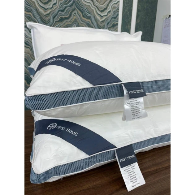 Yastıq MiraNova SF-673, satin/bambuk, ağ, 50х70 sm, 1 əd