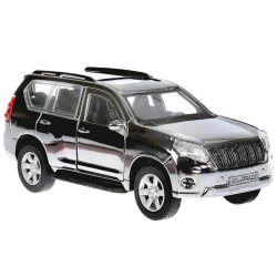 Машинка Технопарк Toyota Prado 12 см, пластик/металл, серебристый