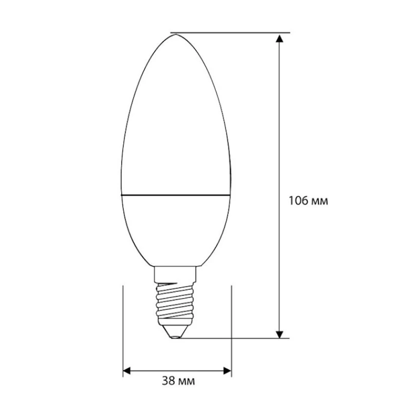 Лампа светодиодная Camelion LED8-C35/865/E14 13370, 8Вт, 6500K Лампа светодиодная Camelion LED8-C35/865/E14 13370, 8Вт, 6500K