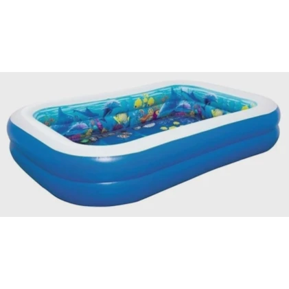 Детский бассейн Bestway 54177, надувной, размер 262x175x51 см, объем 778 л Детский бассейн Bestway 54177, надувной, размер 262x175x51 см, объем 778 л