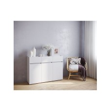 Komod paltar üçün Letta,87х40х120 sm,LDSP,ağ