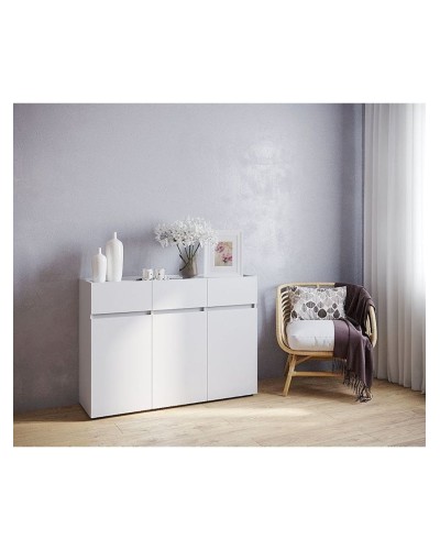 Komod paltar üçün Letta,87х40х120 sm,LDSP,ağ