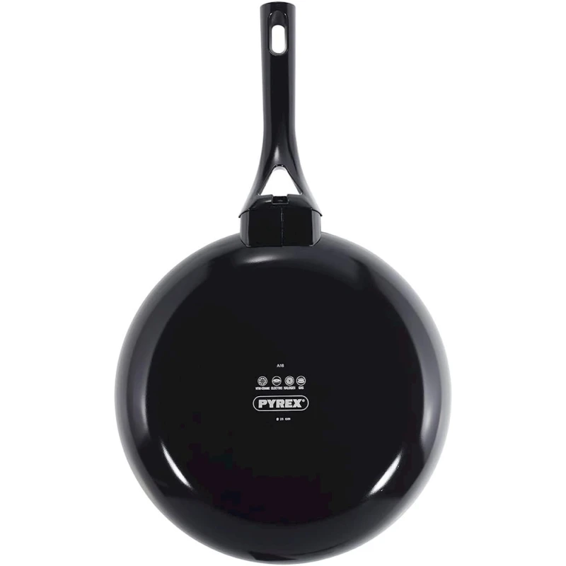 Tava Pyrex Black Diamond 24 sm, alüminium, qara Tava Pyrex Black Diamond 24 sm, alüminium, qara