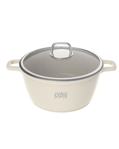 Qazan dəsti Winning Star ST-5210, bej, 4 parça
