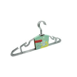 Набор вешалок S0214, металл, серебристый, 35 см, 6 шт Набор вешалок S0214, металл, серебристый, 35 см, 6 шт