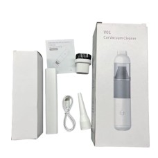 Avtomobil üçün simsiz tozsoran avto681 Car Vacuum Cleaner V01 White