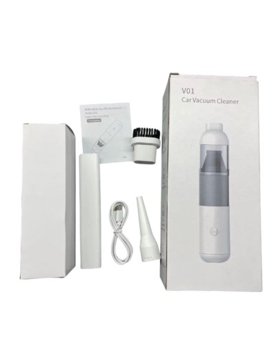 Avtomobil üçün simsiz tozsoran avto681 Car Vacuum Cleaner V01 White