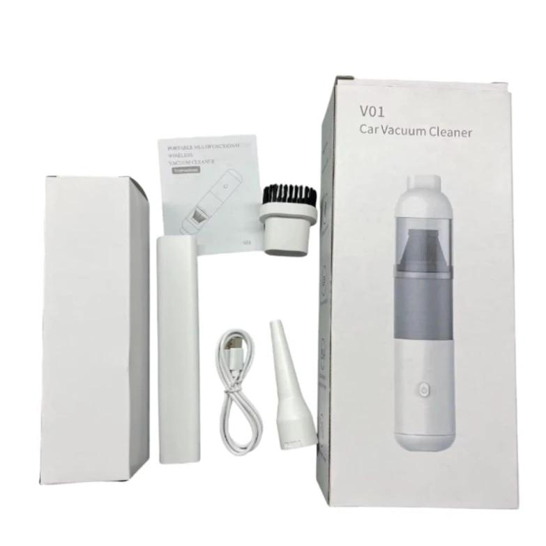 Беспроводной автомобильный пылесос avto681 Car Vacuum Cleaner V01 White