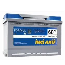 Аккумулятор İnci Akü Formul A R+ 60Ah Серый