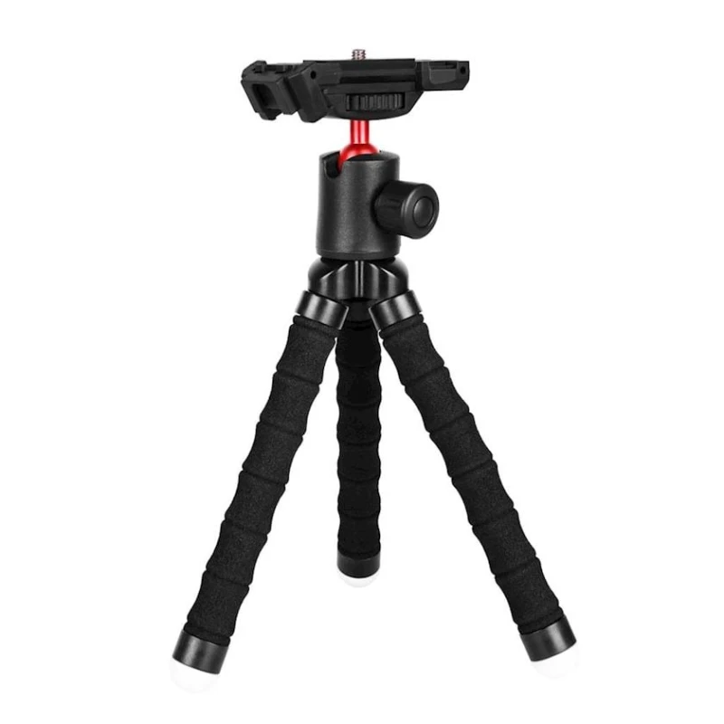 Tripod Porodo with Phone Holder Black
