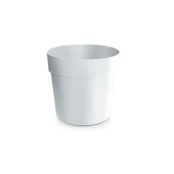 Горшок Prosperplast DOGR140, пластик, белый, 1.3 л, 139x128 мм